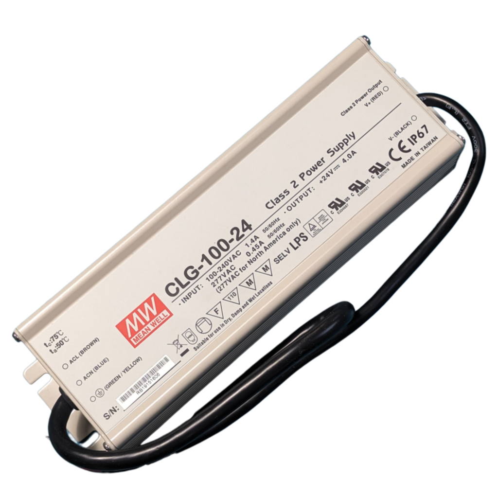 Mean Well CLG-100-24 100W 24V Constant Voltage LED Driver | Jenste Ltd