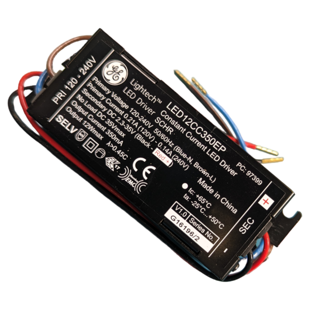 Lightech Driver Lightech LED12CC350EP 12W Constant Current LED Driver 350mA | Jenste Ltd