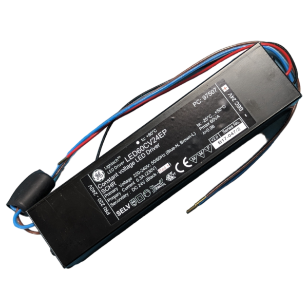 Lightech LED60CV24EP 60W Constant Voltage LED Driver 24V | Jenste Ltd